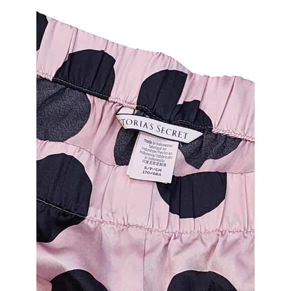 Victoria Secret Polka Dot Satin PJ Pants Womens Size Small - Picture 5 of 7